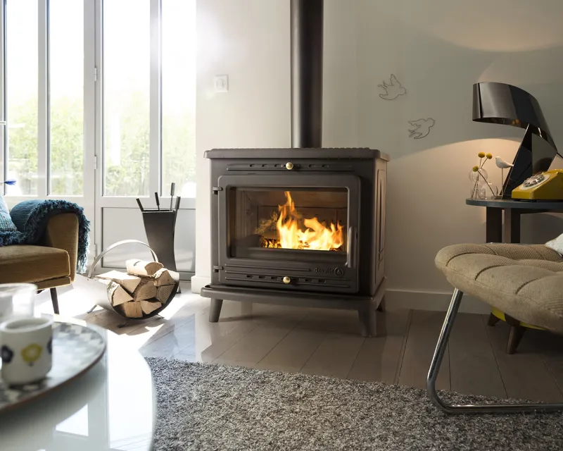 Installation de Poêle à bois GALILEE de chez DEVILLE Canet en Roussillon 66140